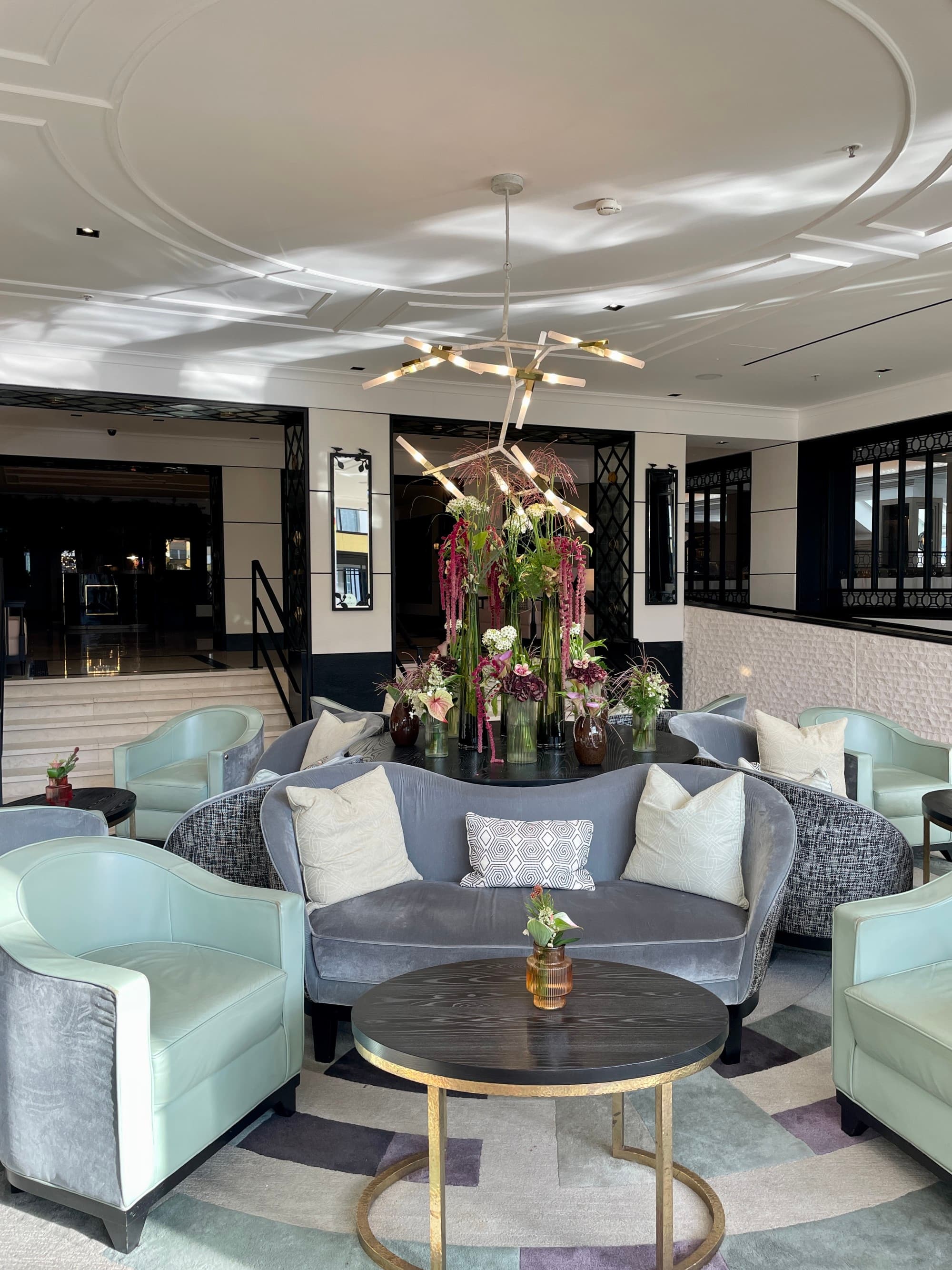 lobby view from one side