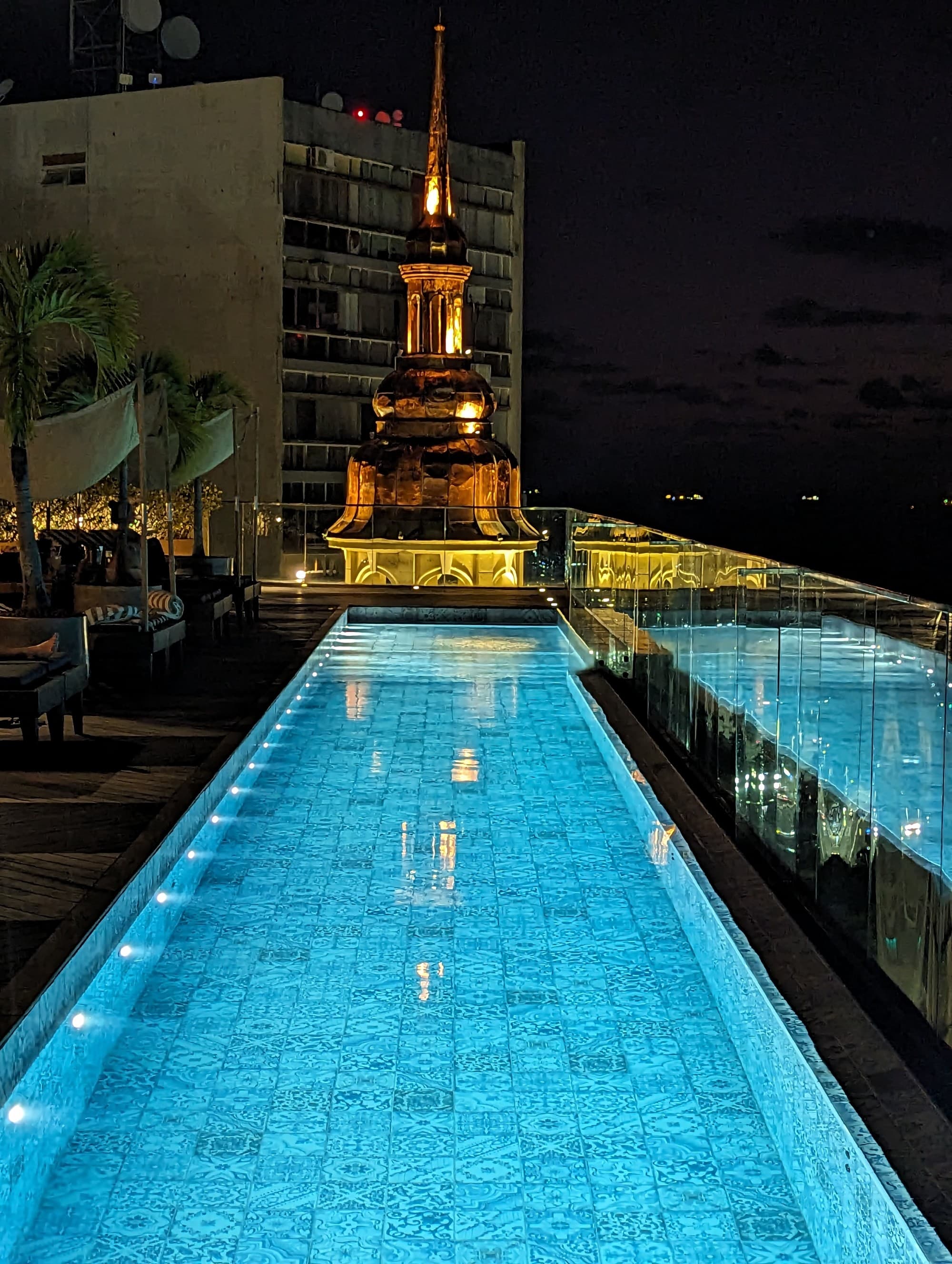 View of the pool