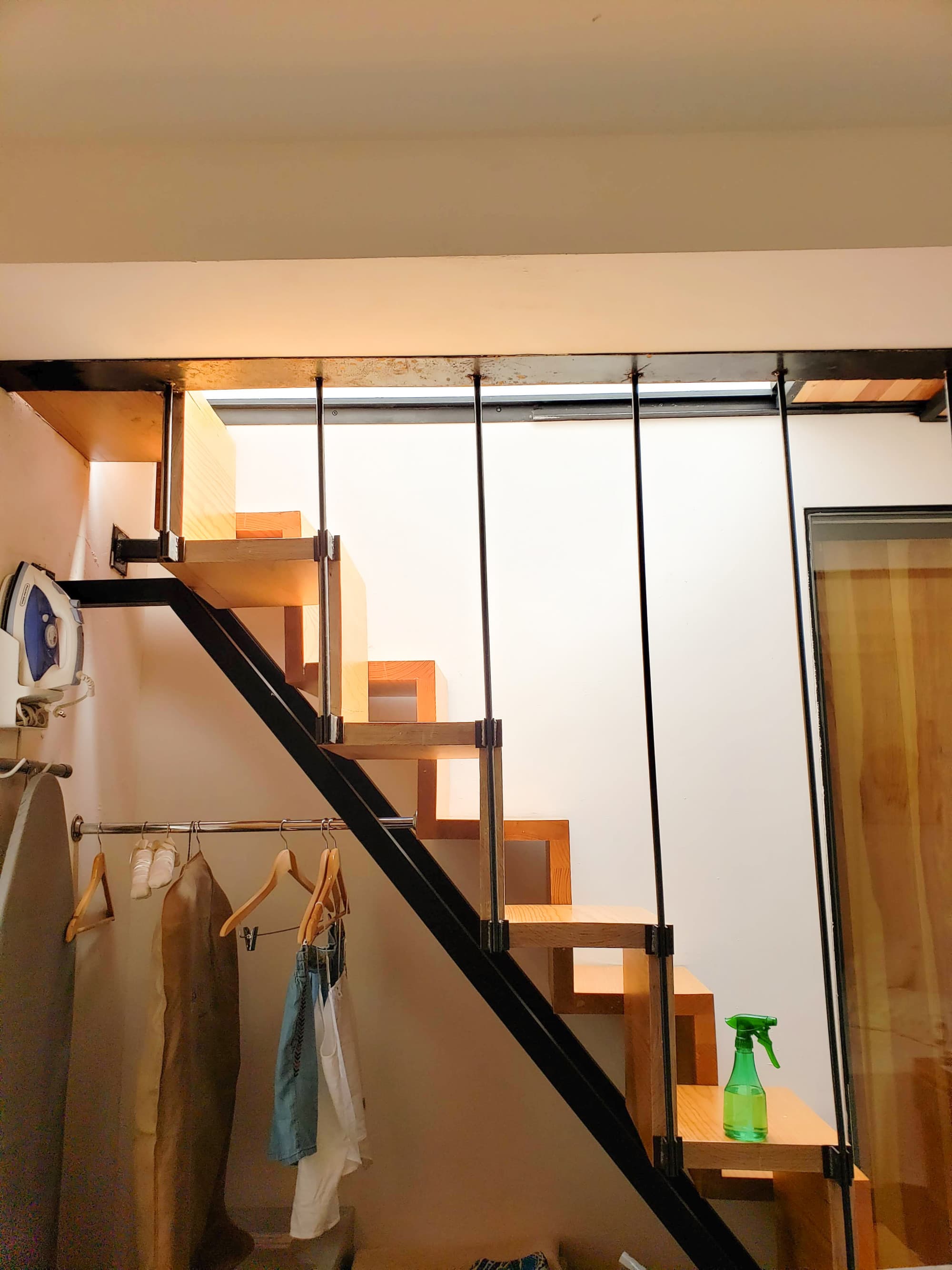 private rooftop stairs