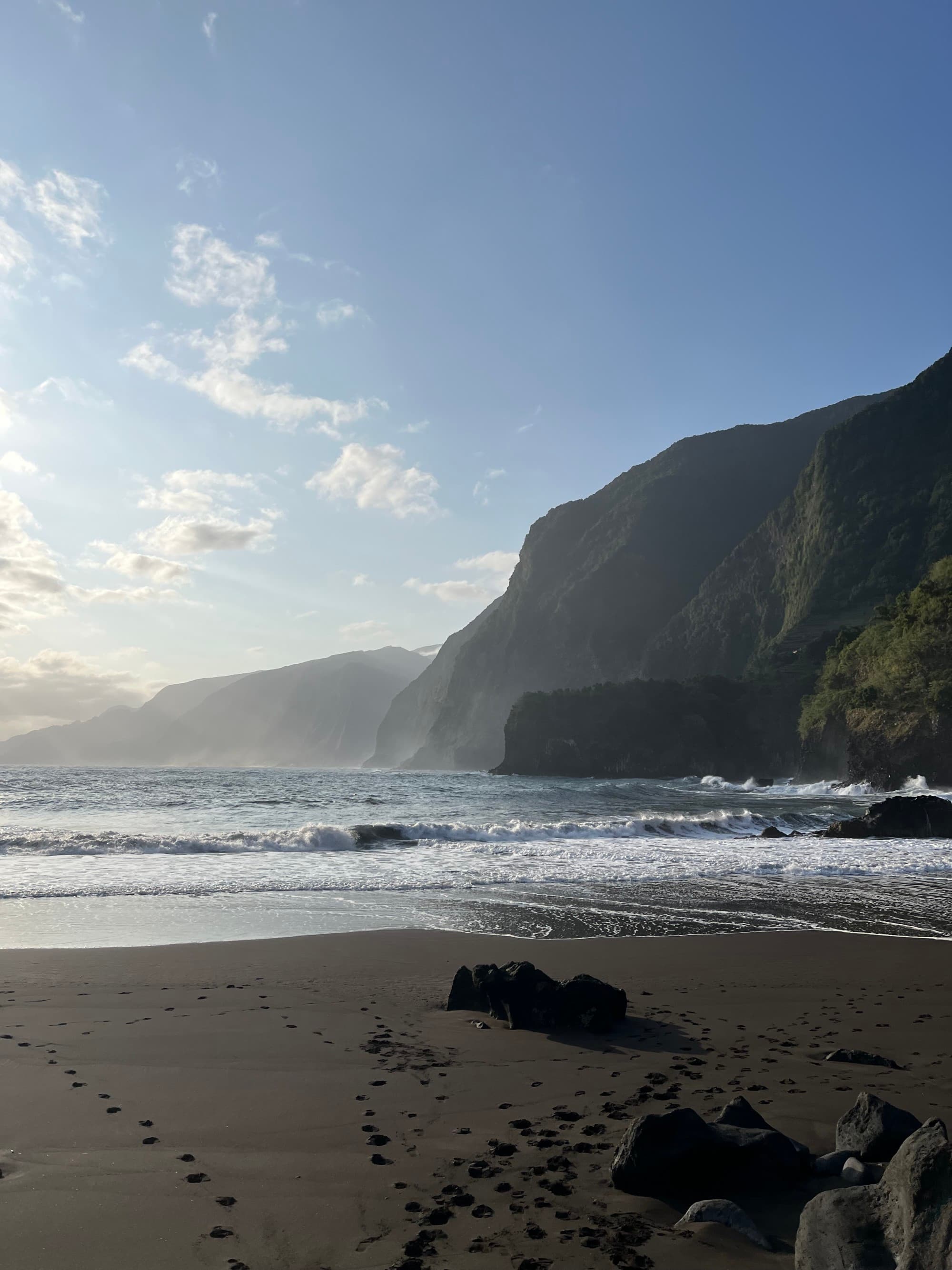 Sunrise at Seixal Beach