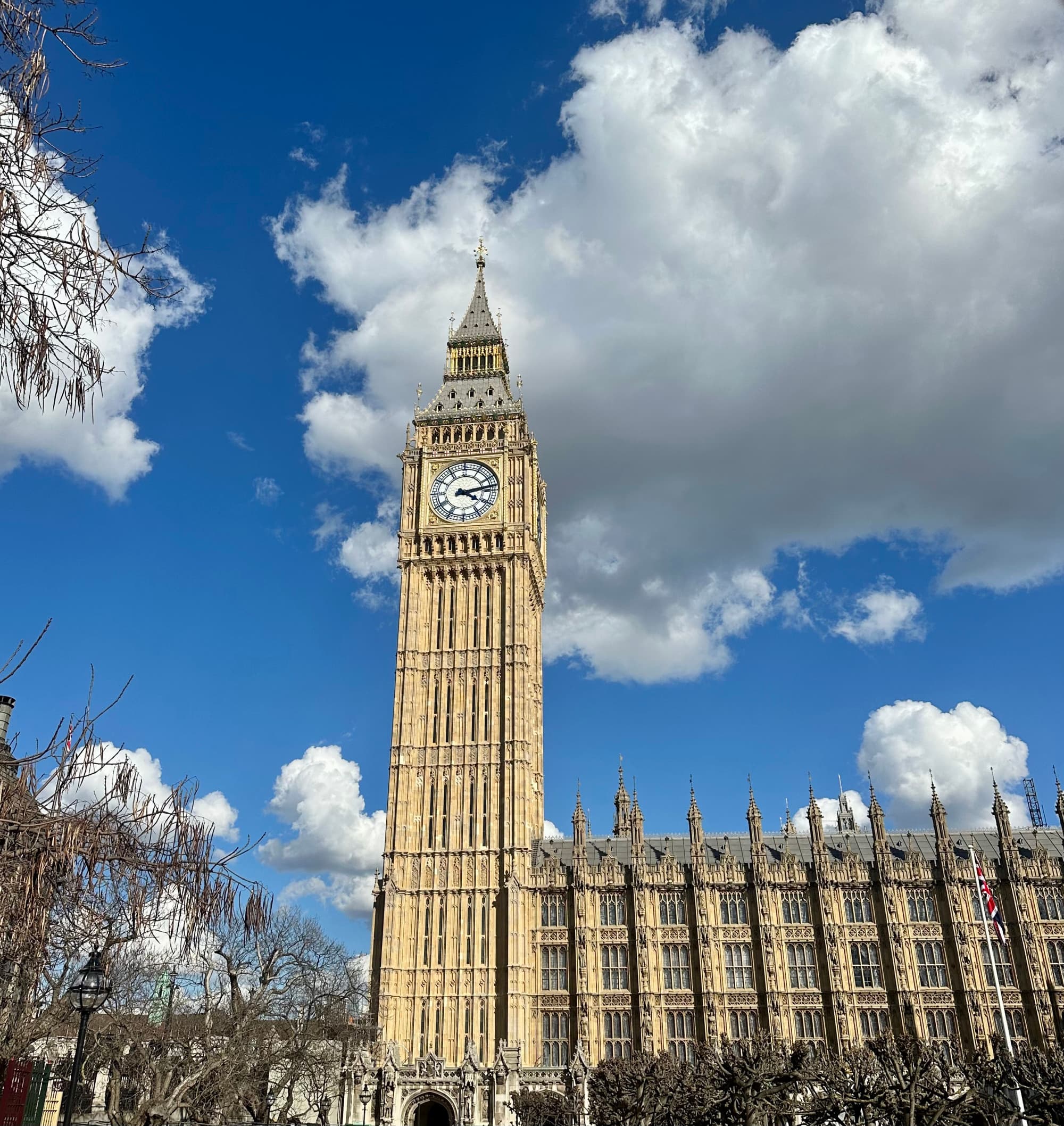 View of a clock building