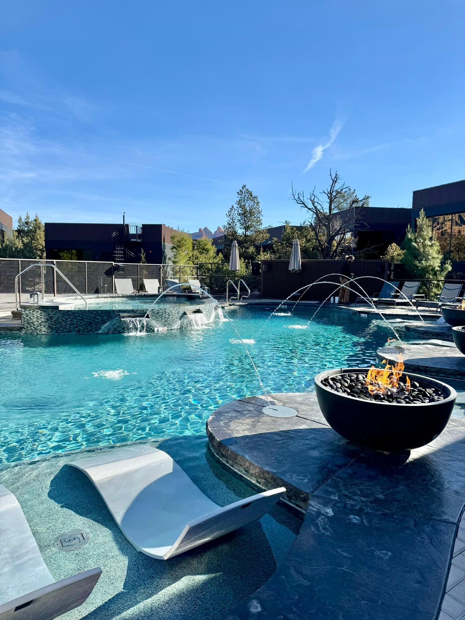 Pool and poolside view