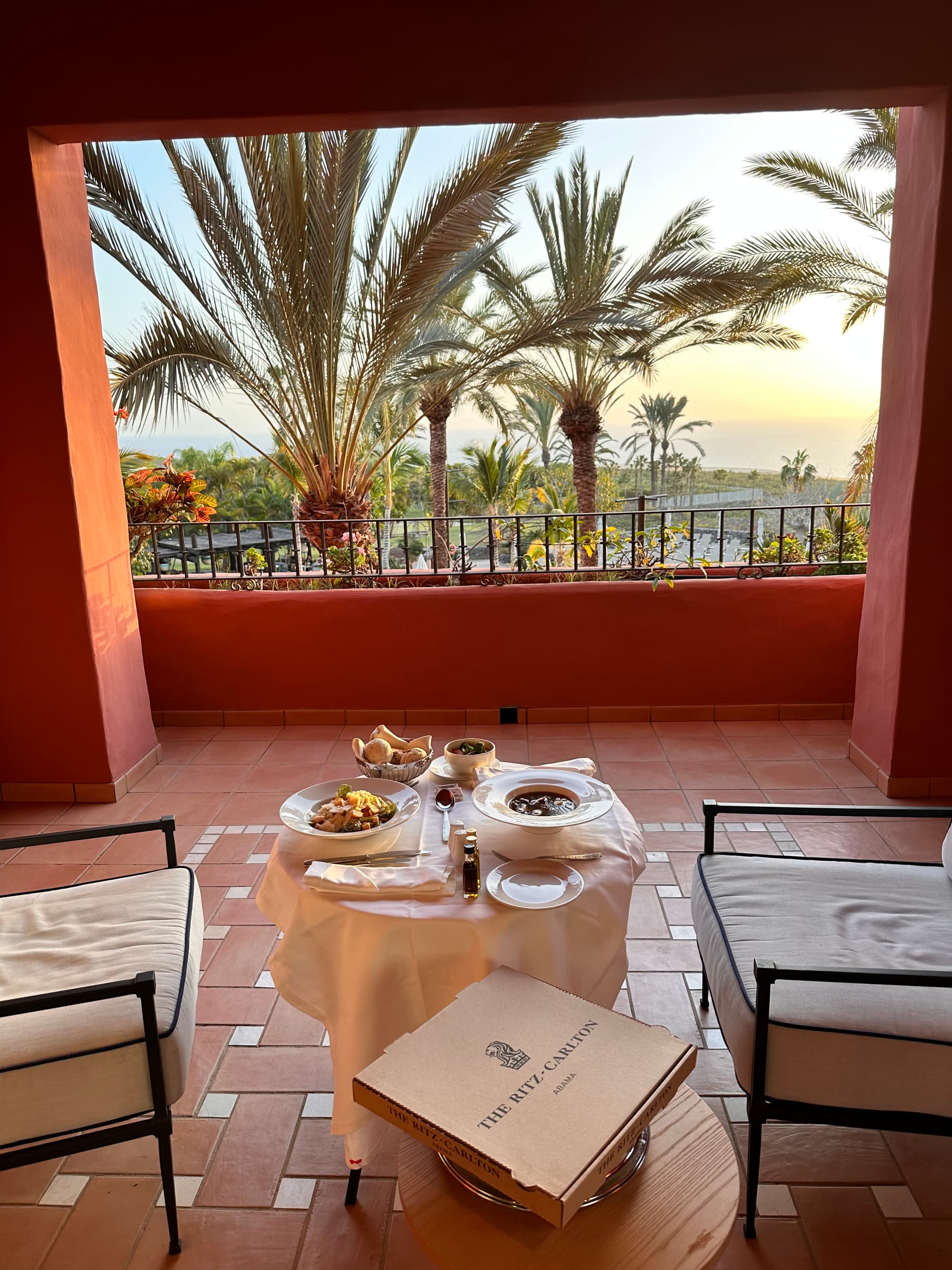 Room service on my veranda - Alexa Romanelli