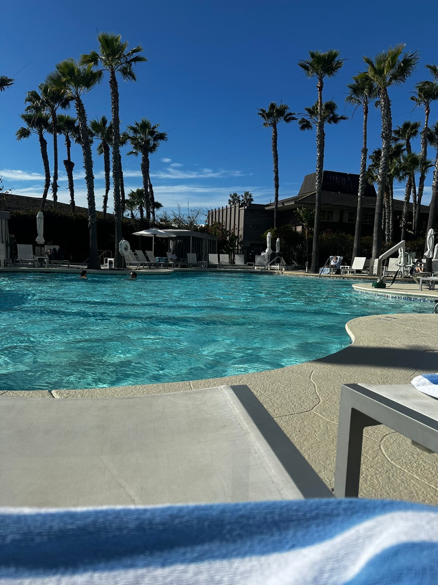 Pool and pool side view