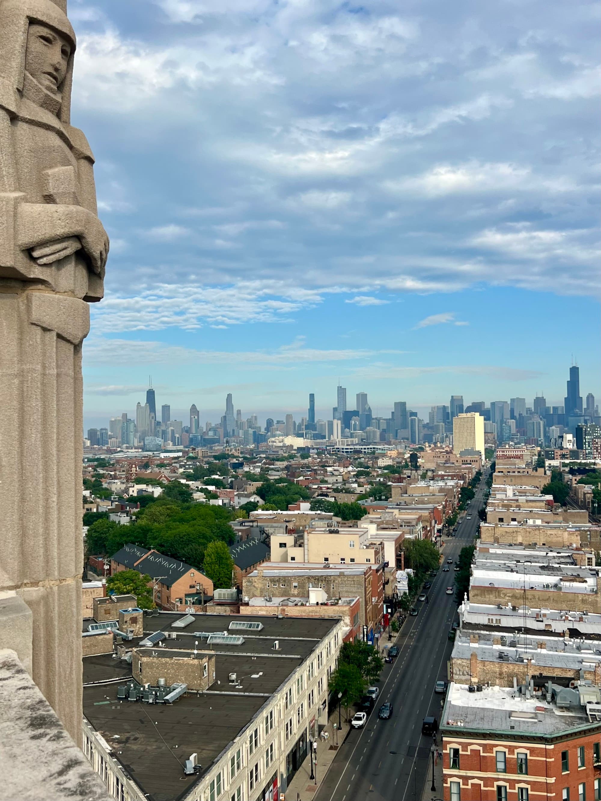 Skyline view of Chicago.