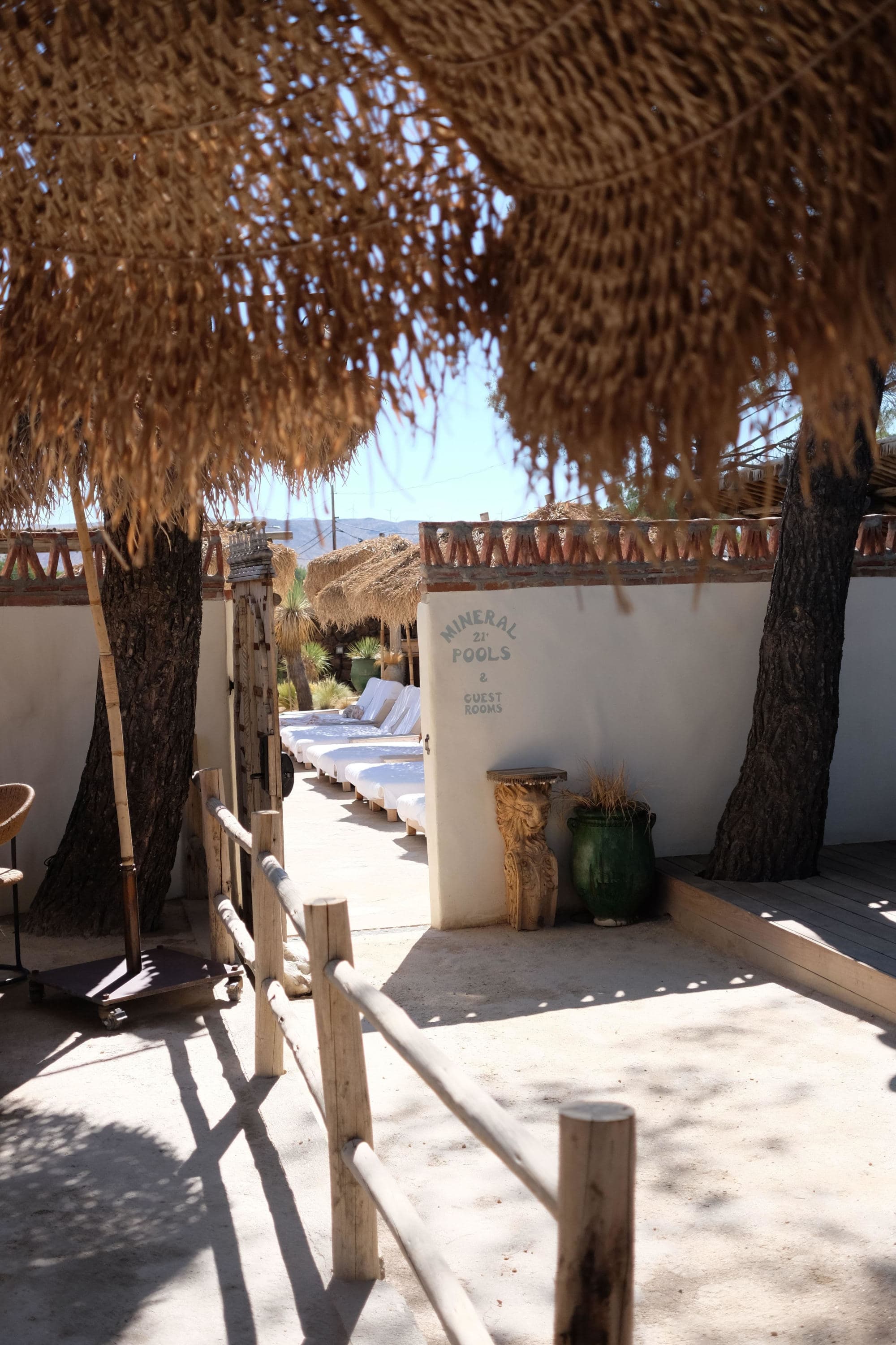 Entrance to Hotel Pools