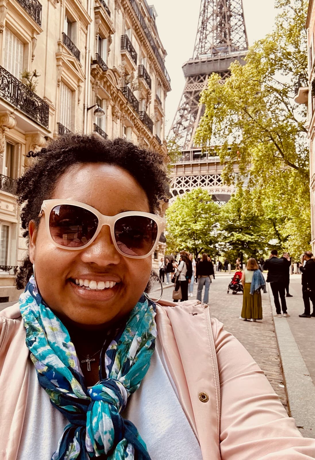 Eiffel Tower in Paris.