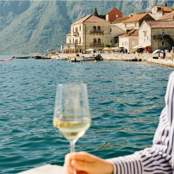 aerial view of people sitting on a public beach