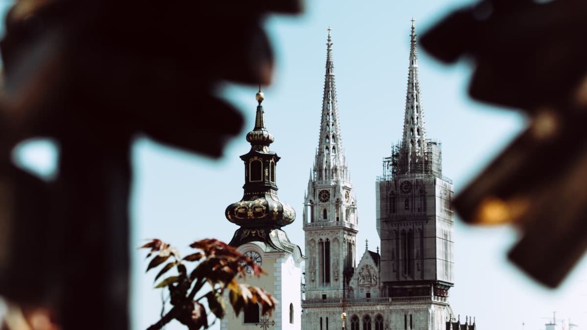 White and brown cathedral