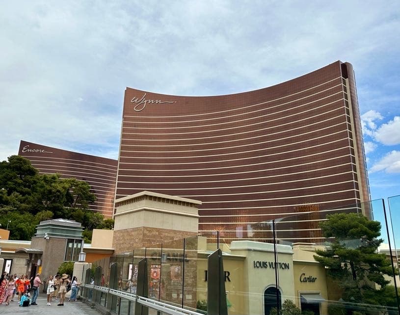 Wynn and Encore (from the walkway to the Palazzo and Venetian)