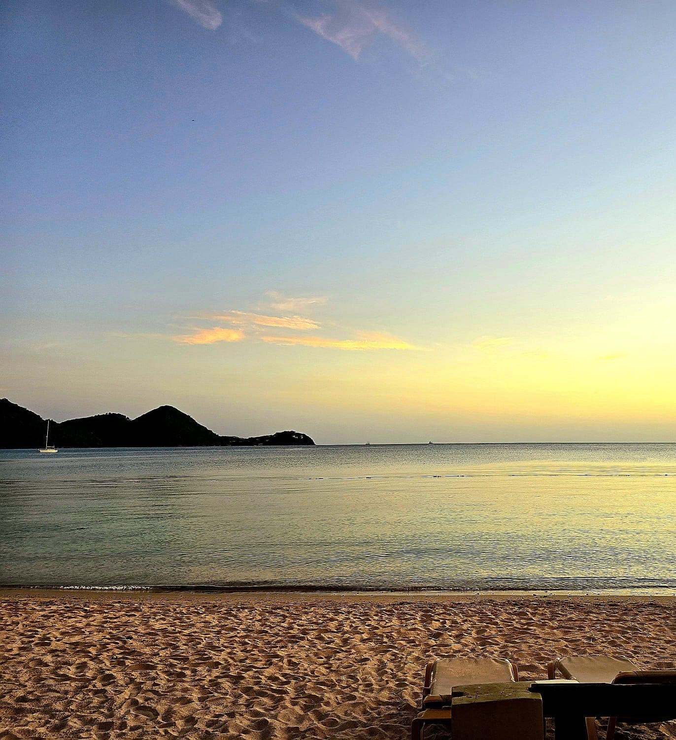 Sunset views from the beach