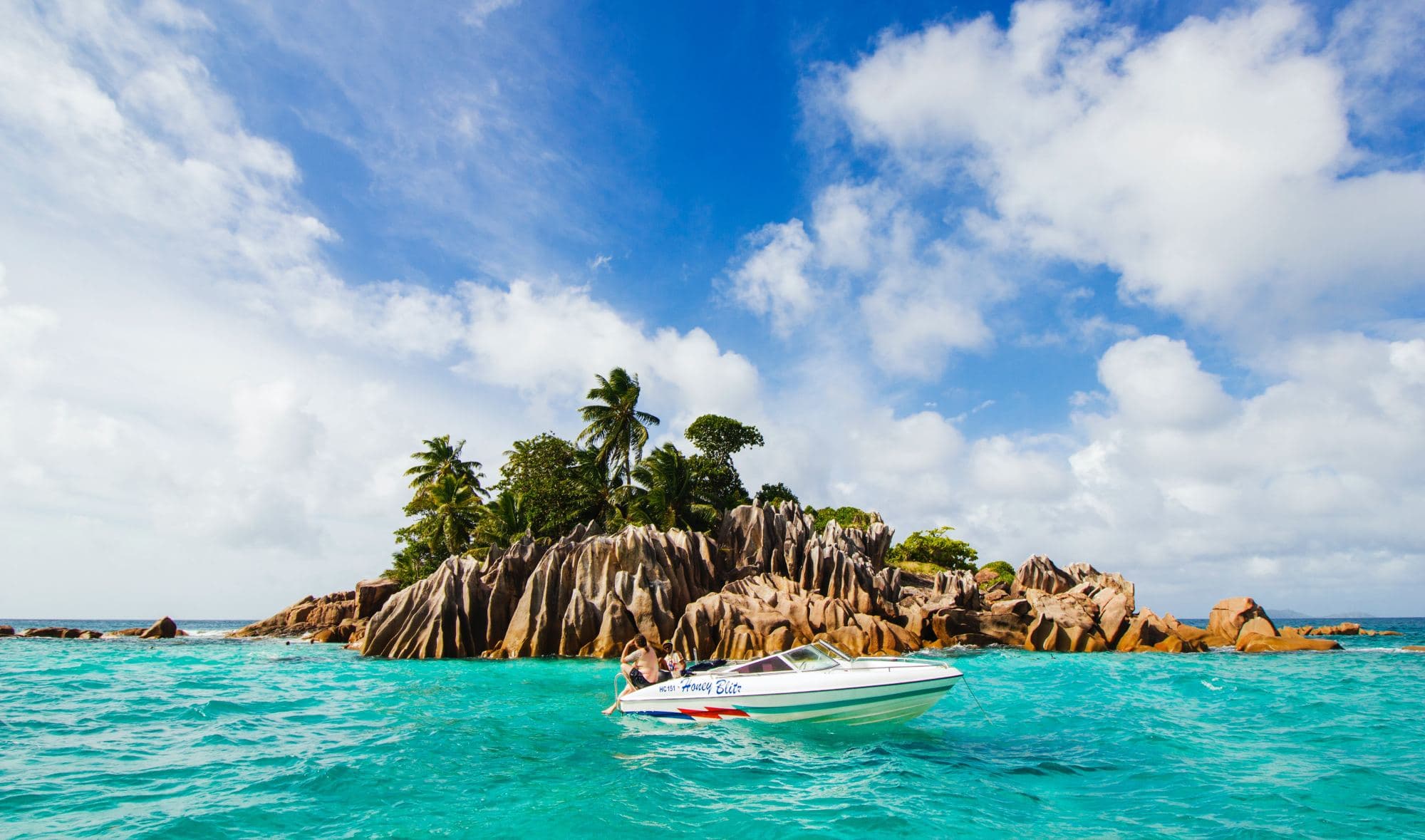 View of Seychelles island