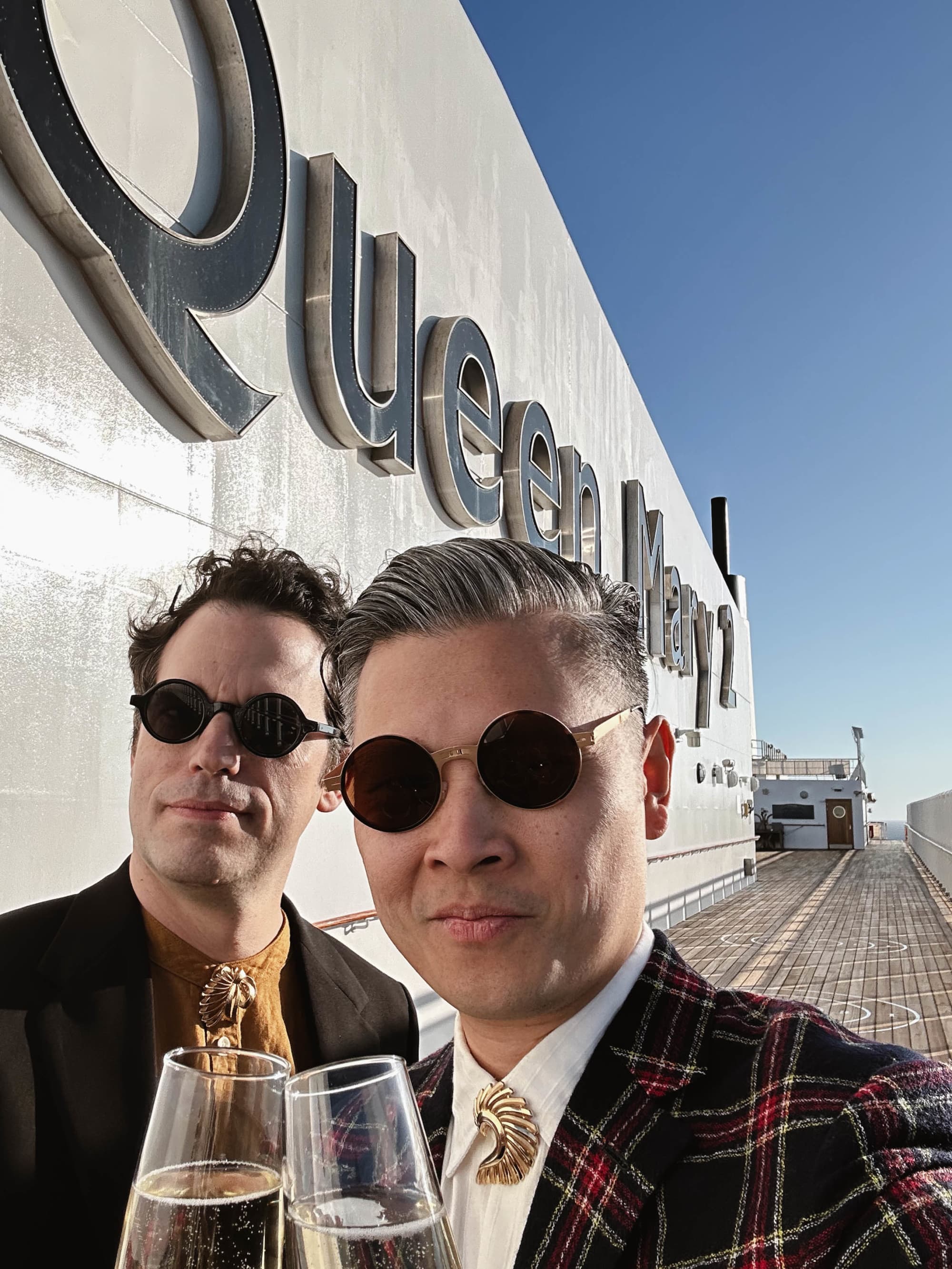 A toast to the iconic queen!