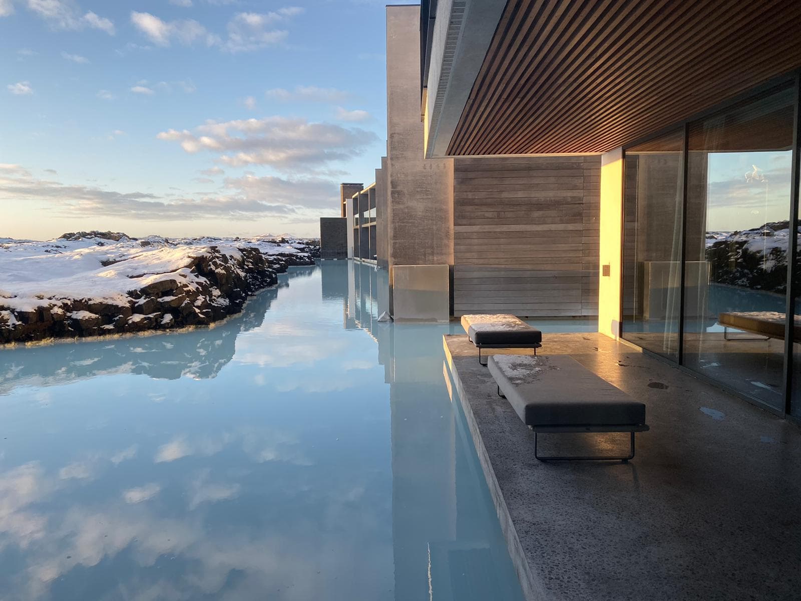 View of the sky and water