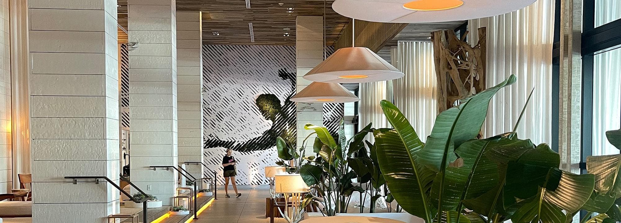 A splendid view of the hotel