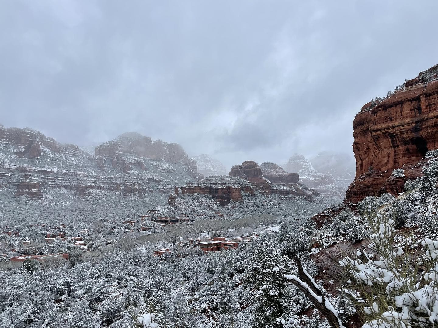 sedona in winters