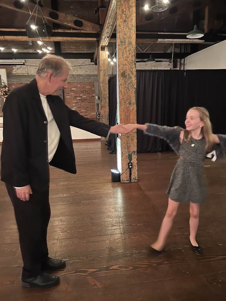 Dancing with daughter