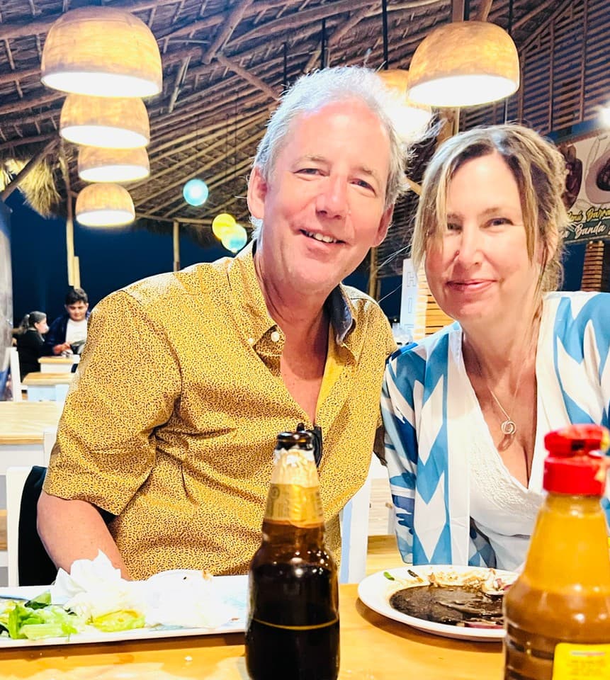 Dinning at a restaurant