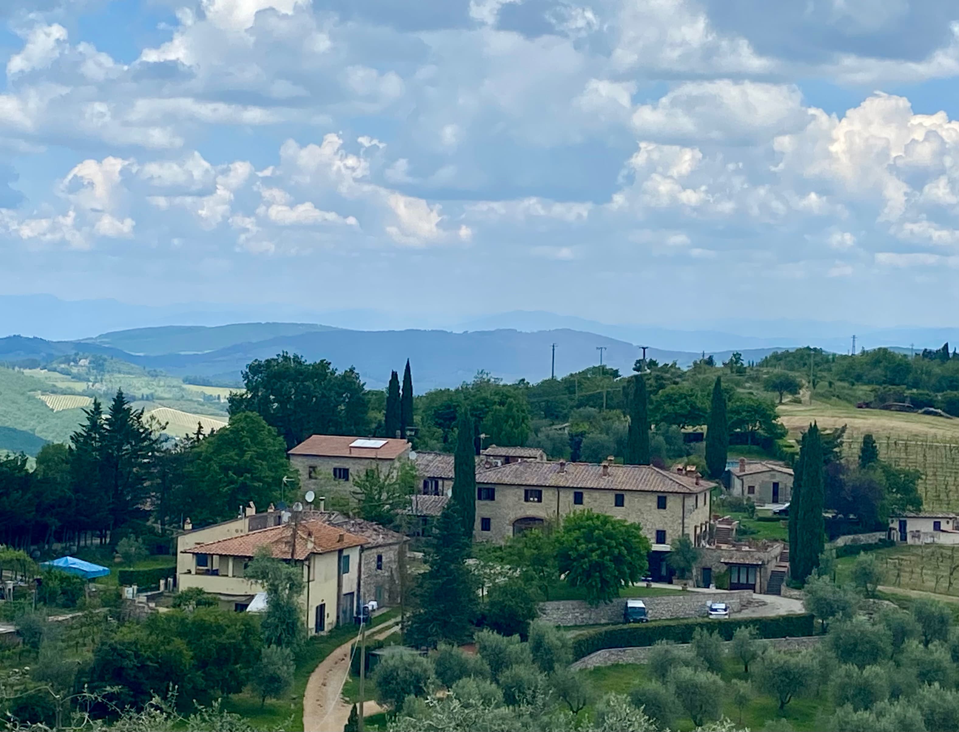 Beautiufl view of Castello di Fonterutoli
