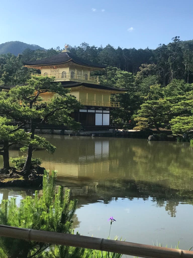 View of Kinkaku-ji temple