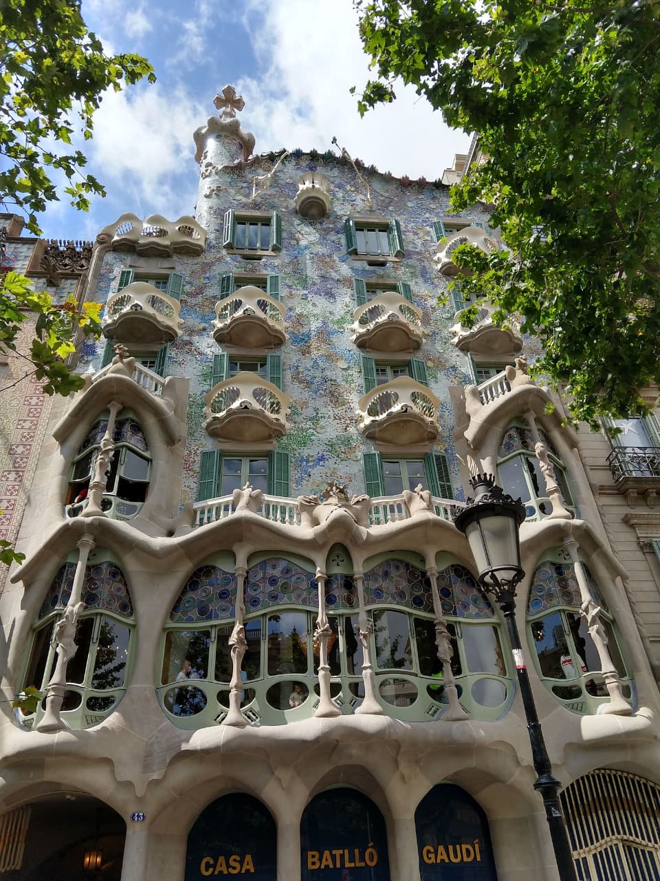 Beautiful view of Casa Batlló