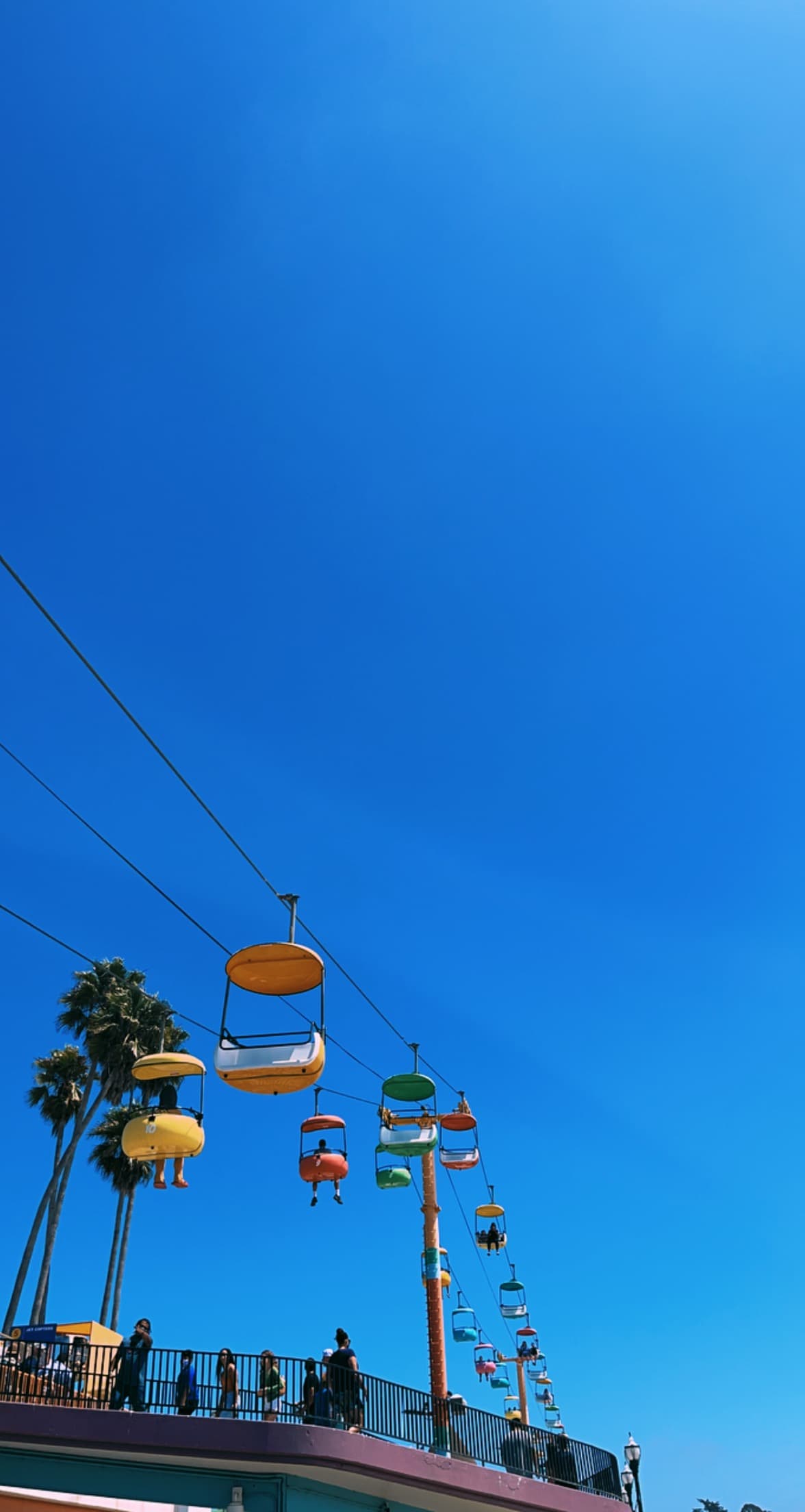 Picture of rides at Santa Cruz Beach Boardwalk