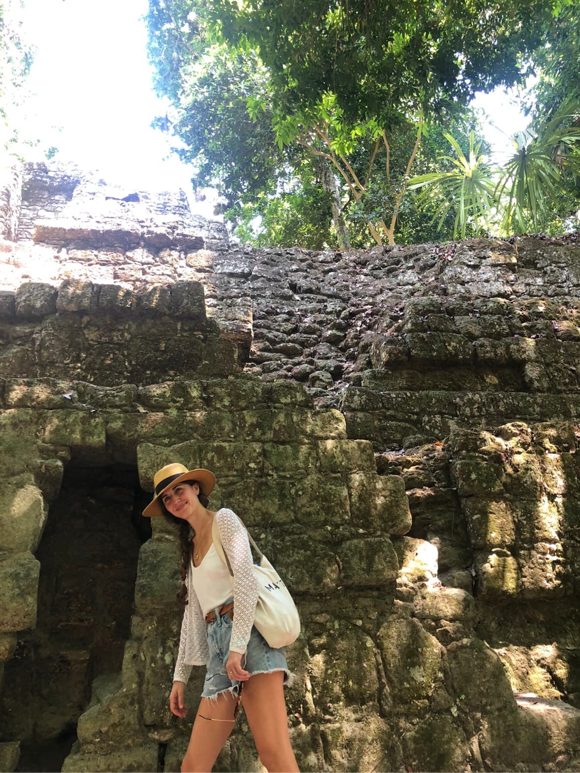 Picture of Kate in Tikal