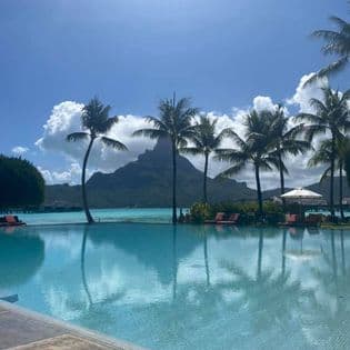 Beautiful view of InterContinental Bora Bora Resort Thalasso Spa