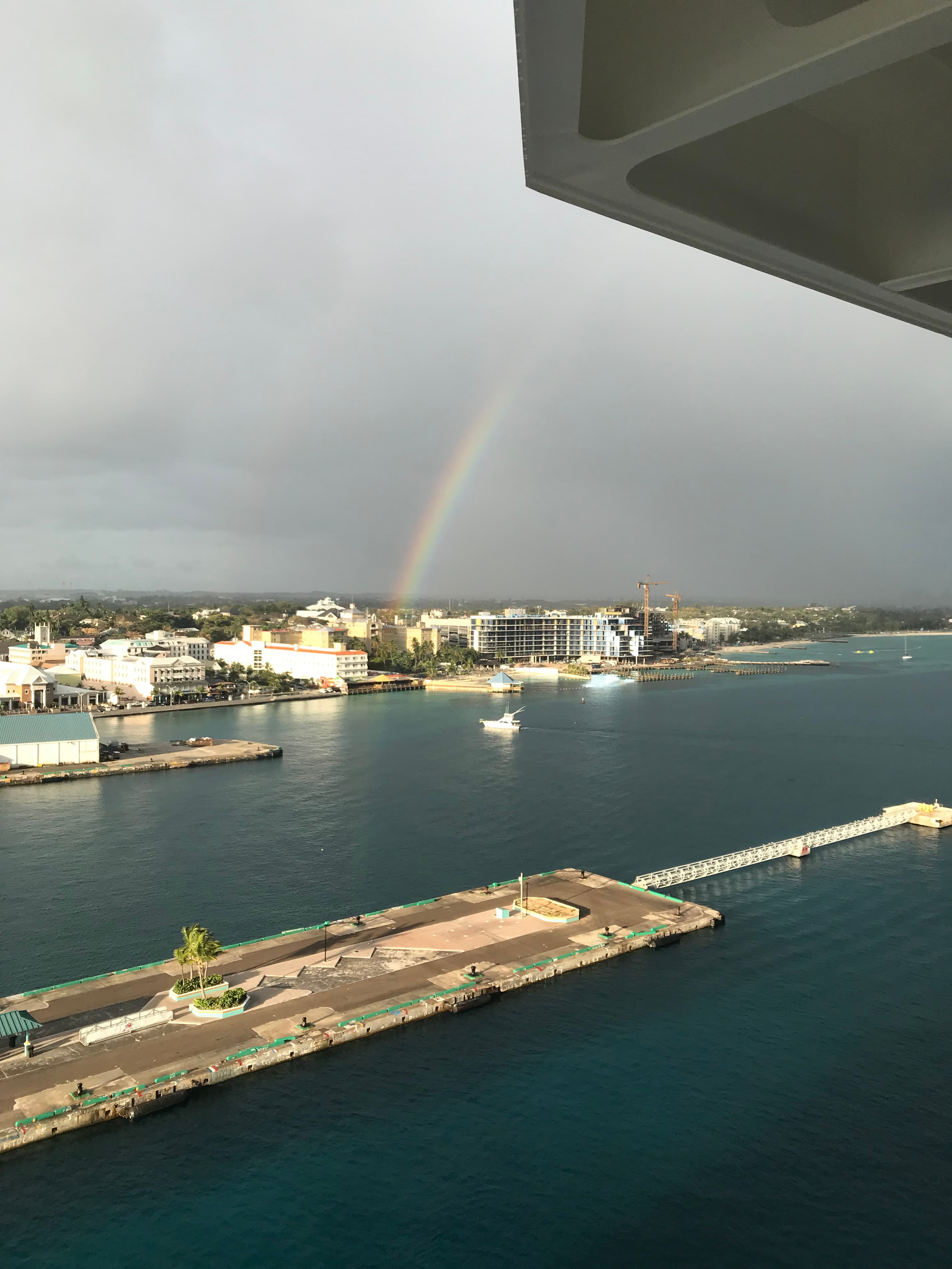 Beautiful view of rainbow