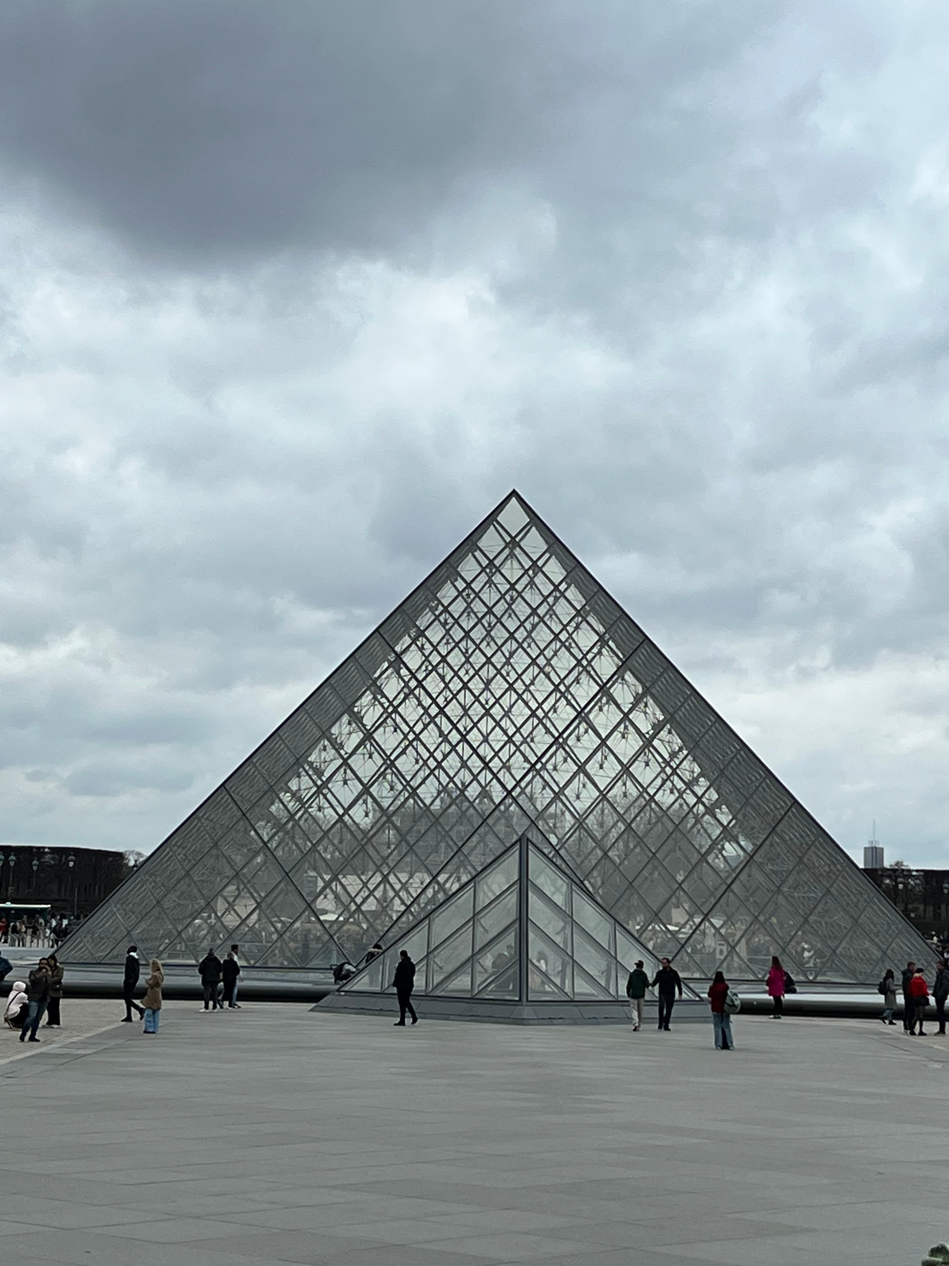 Beautiful view of Louvre Museum