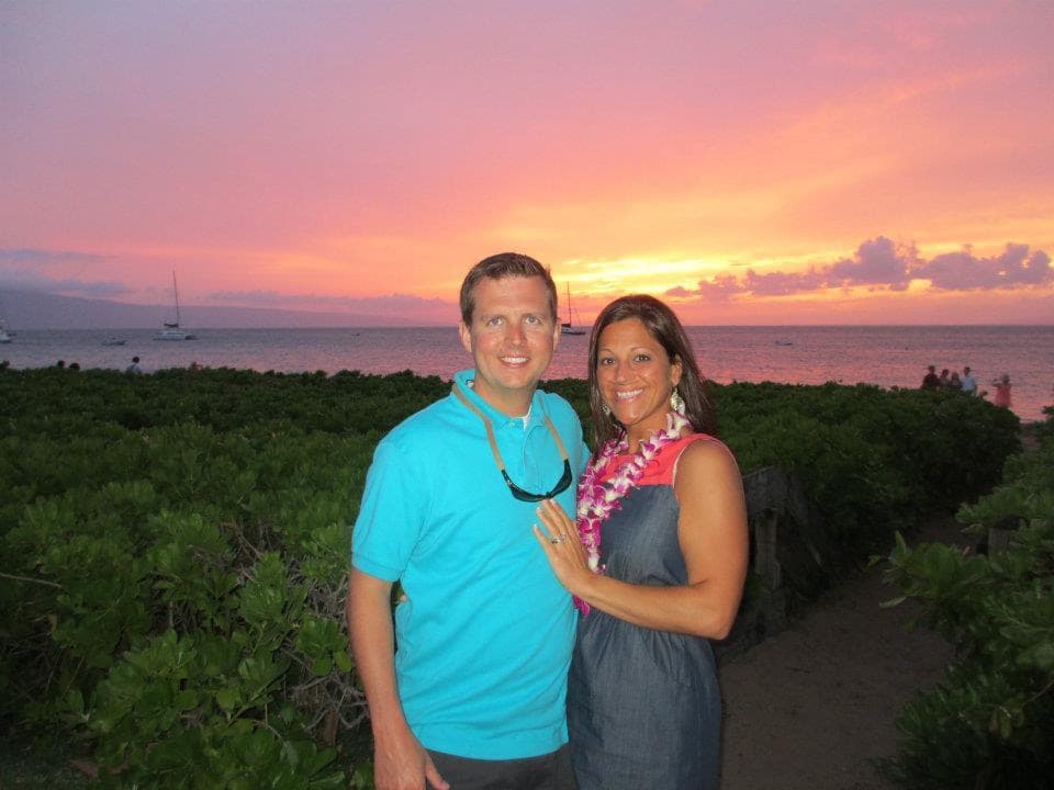 Piture of Hollie at sunset