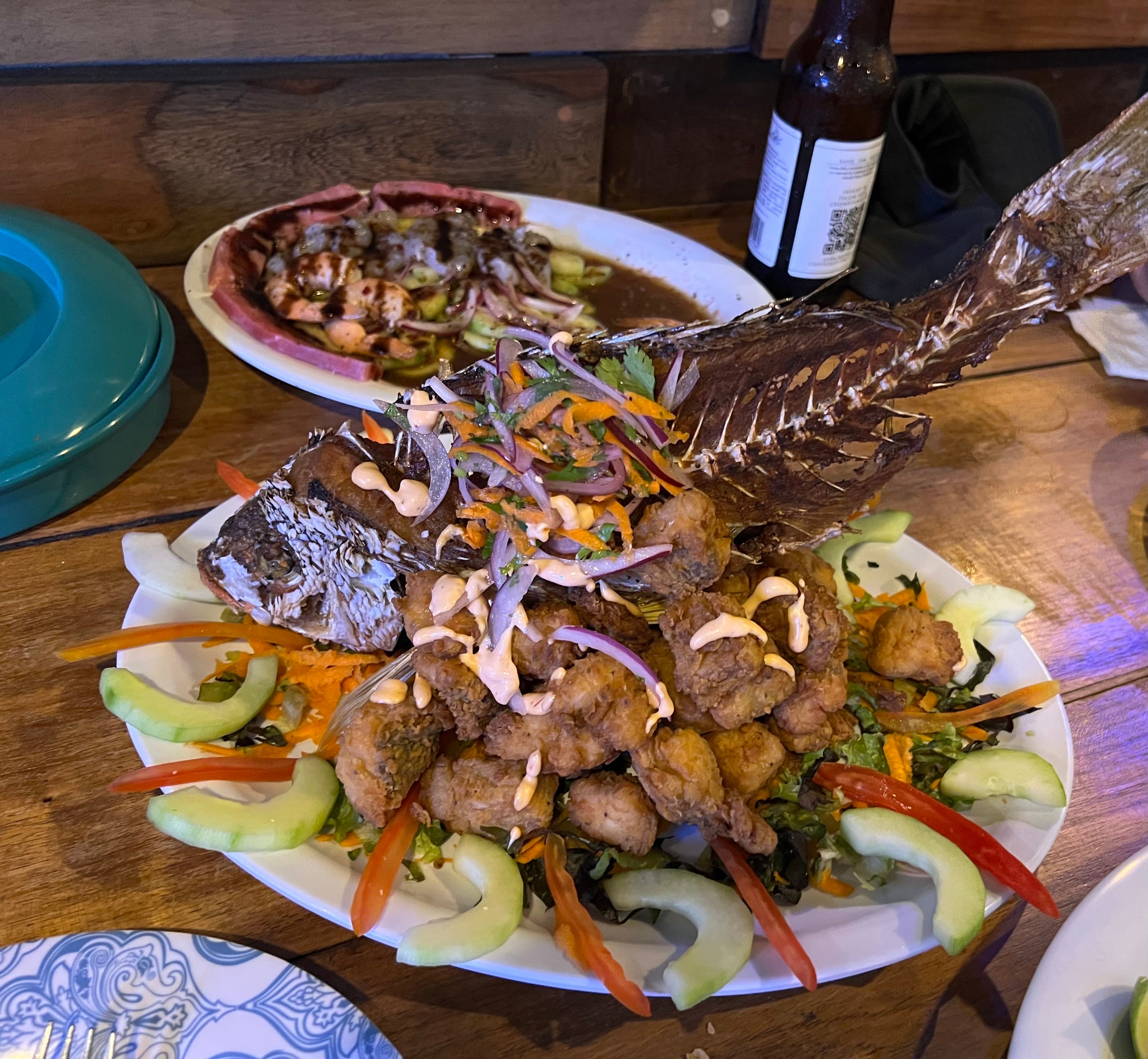 Beautiful seafood dish