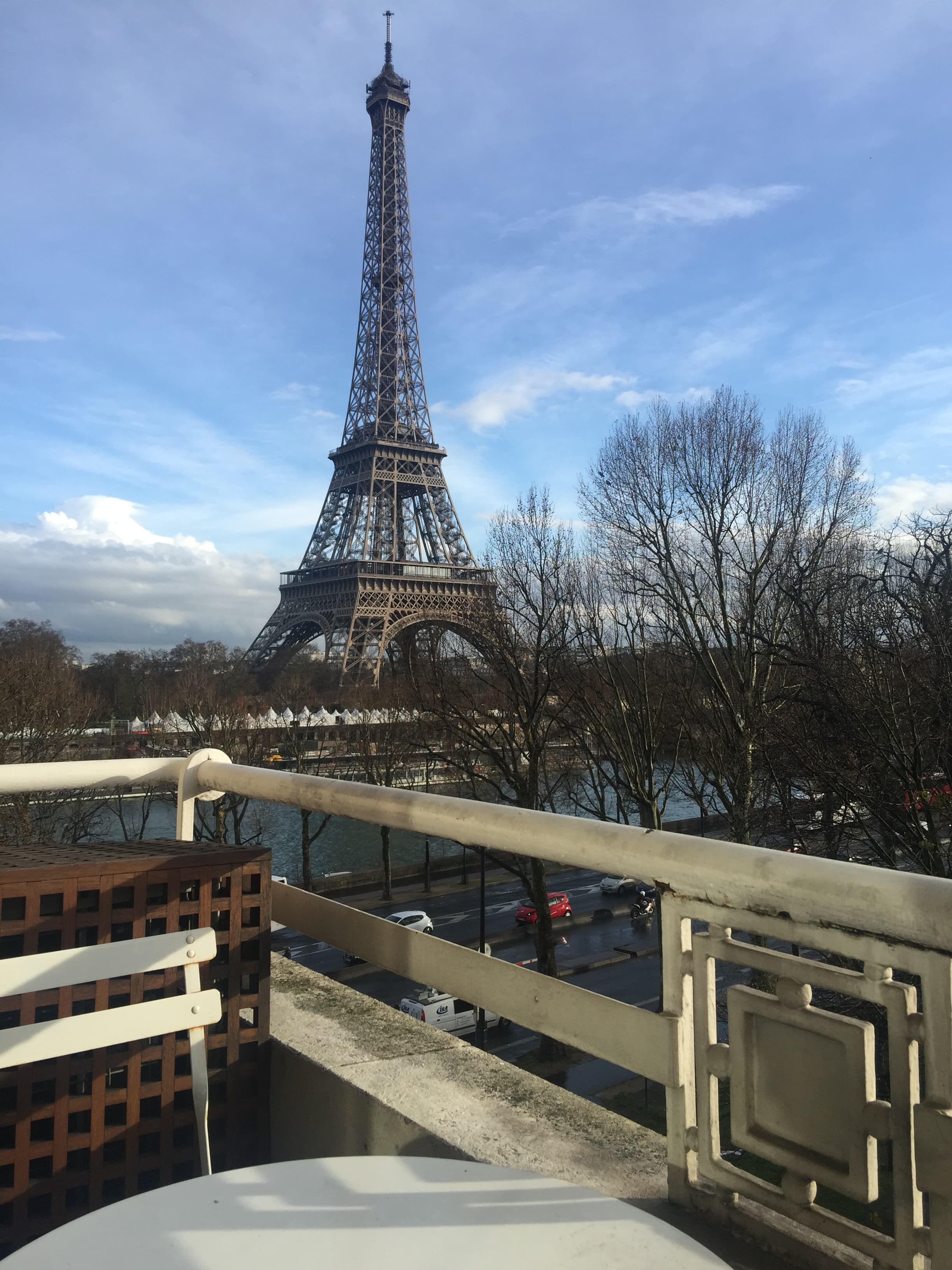 BEautiful view of eiffle tower