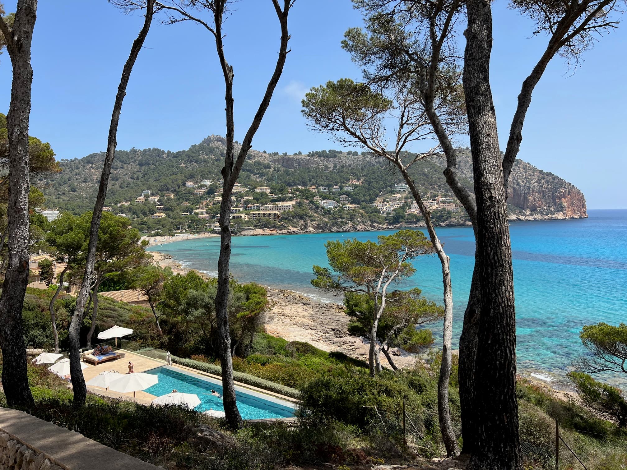 Beautiful view of Can Simoneta Hotel