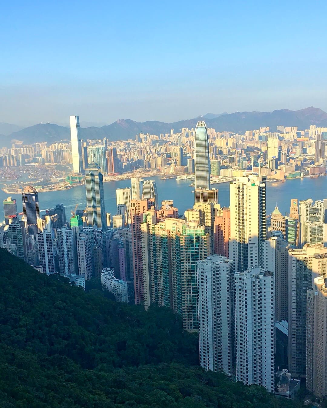 View of sky scrappers