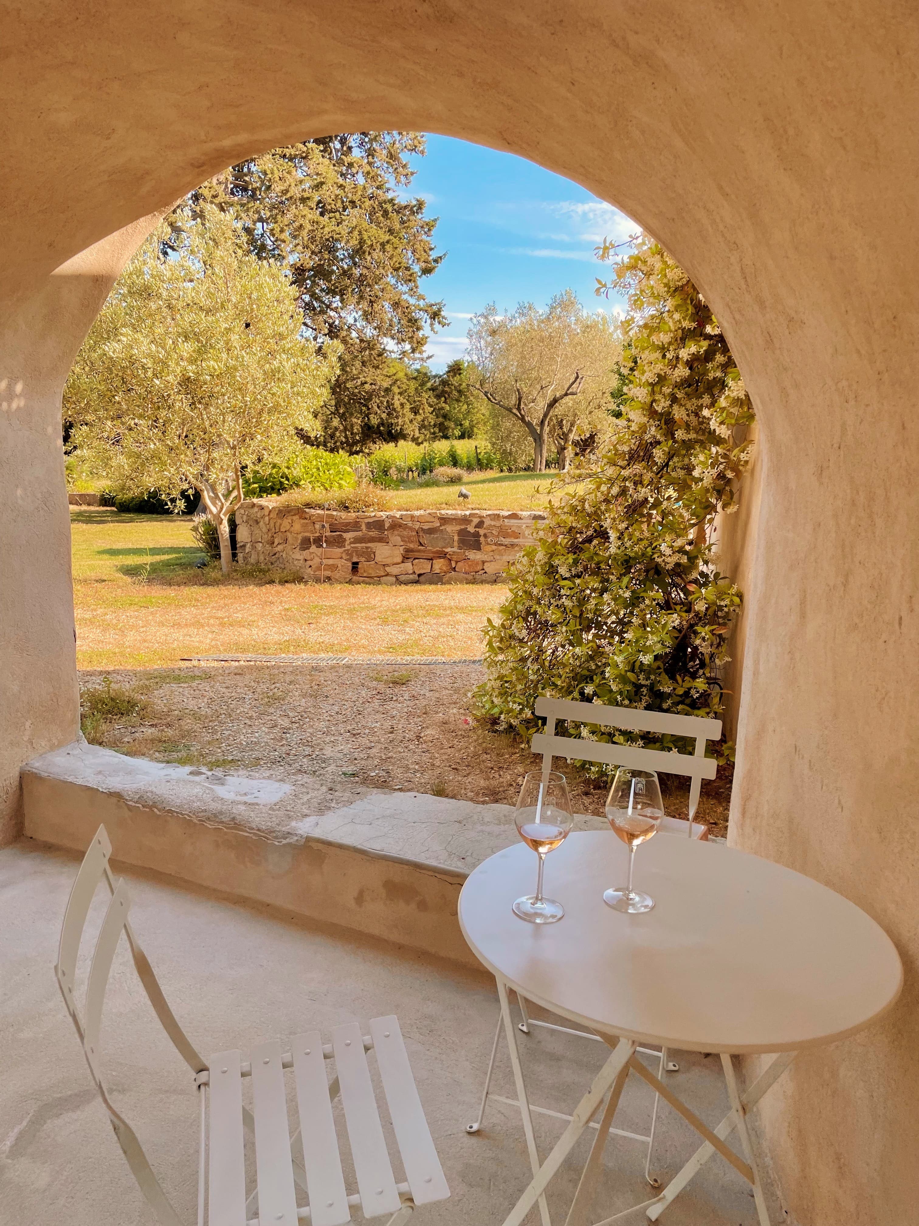 Beautiful outdoor sitting area