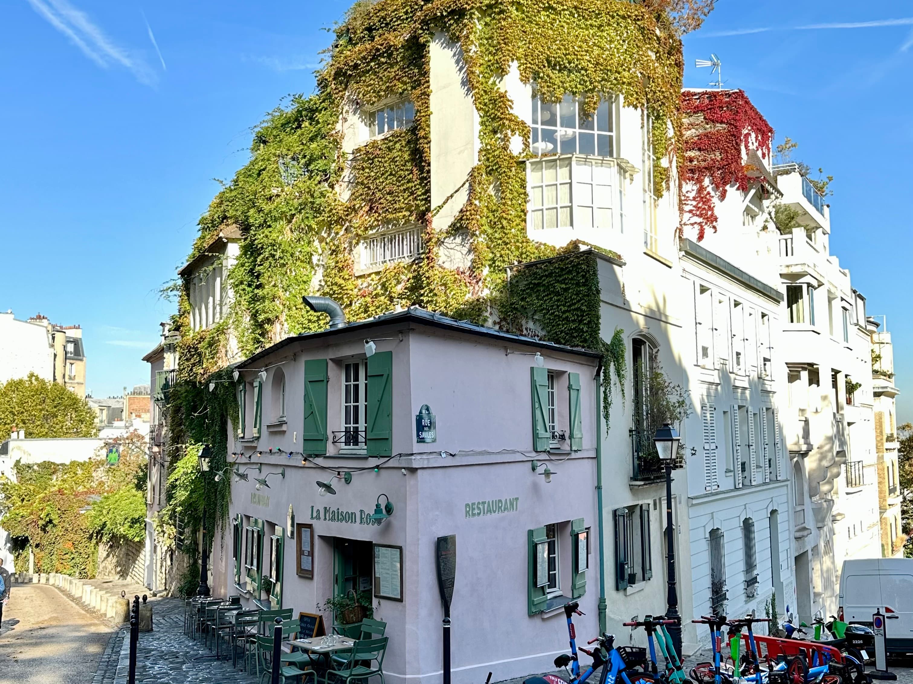 View of a restaurant building