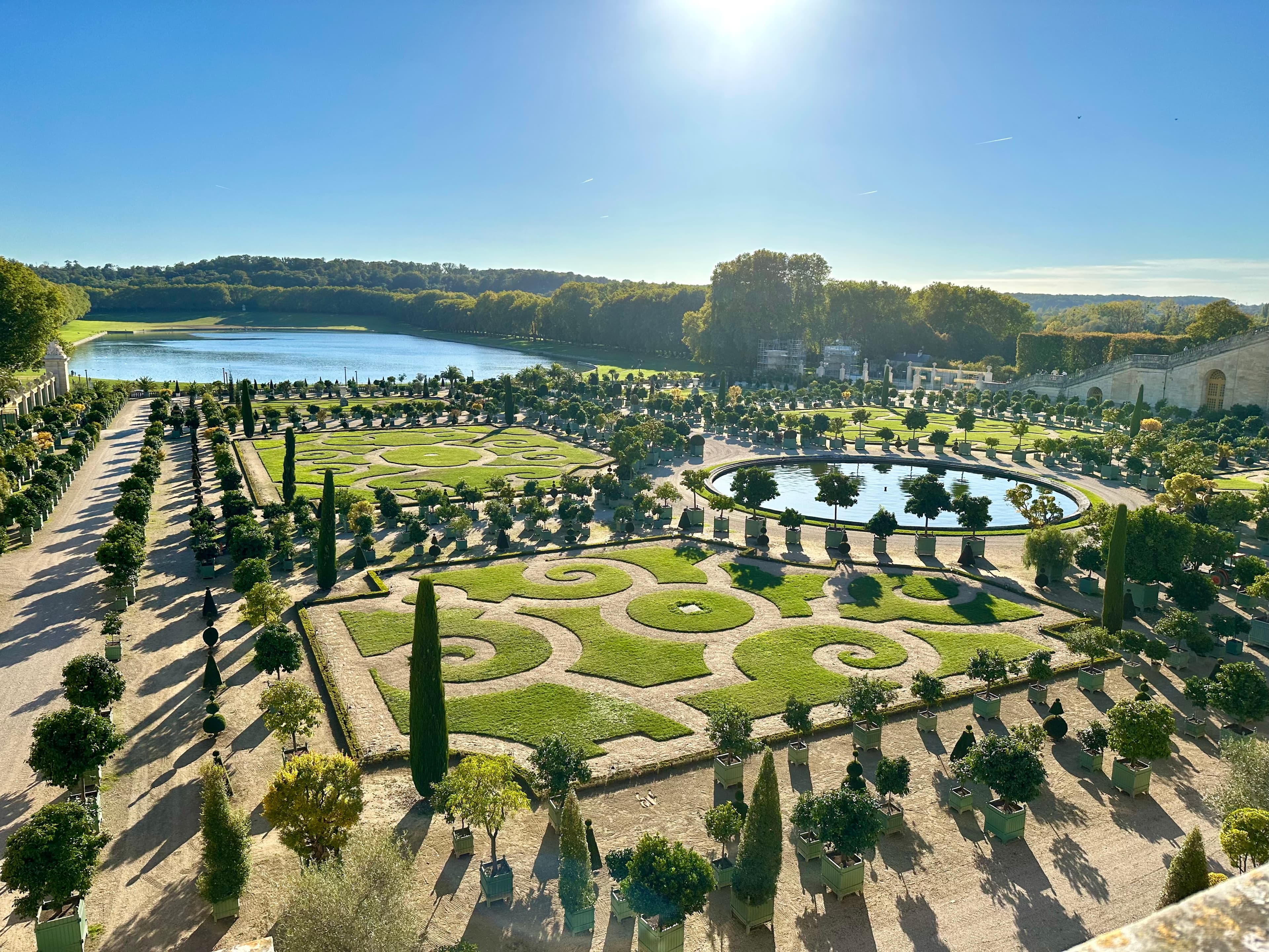 View of a beautifully designed garden