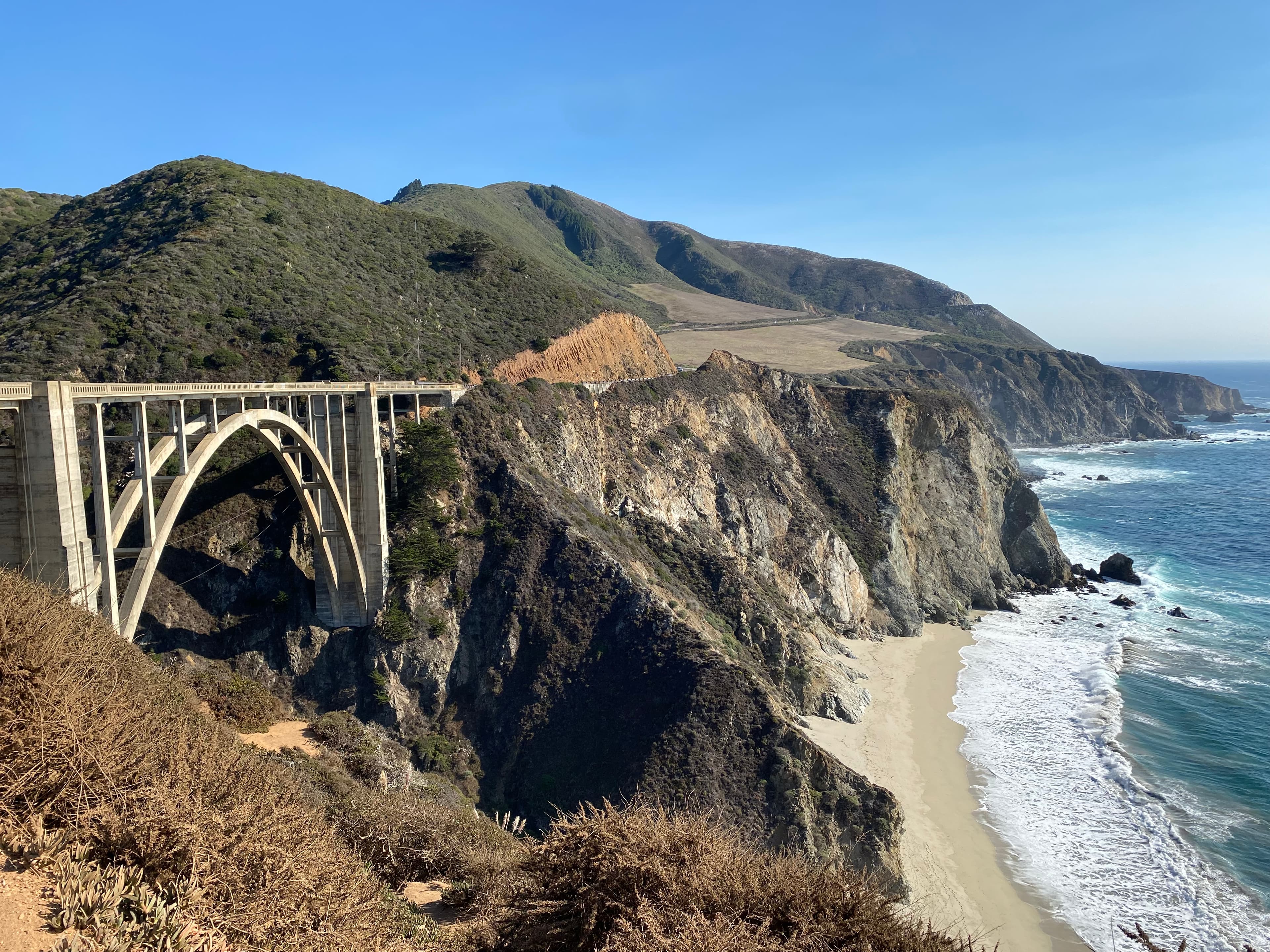 Beautiful view of Bixby Creek Bridge
