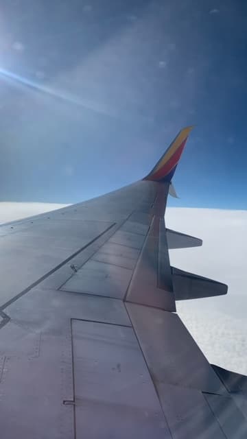 Picture of plane tail
