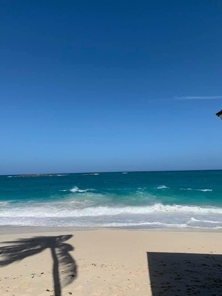 A beautiful view of beach