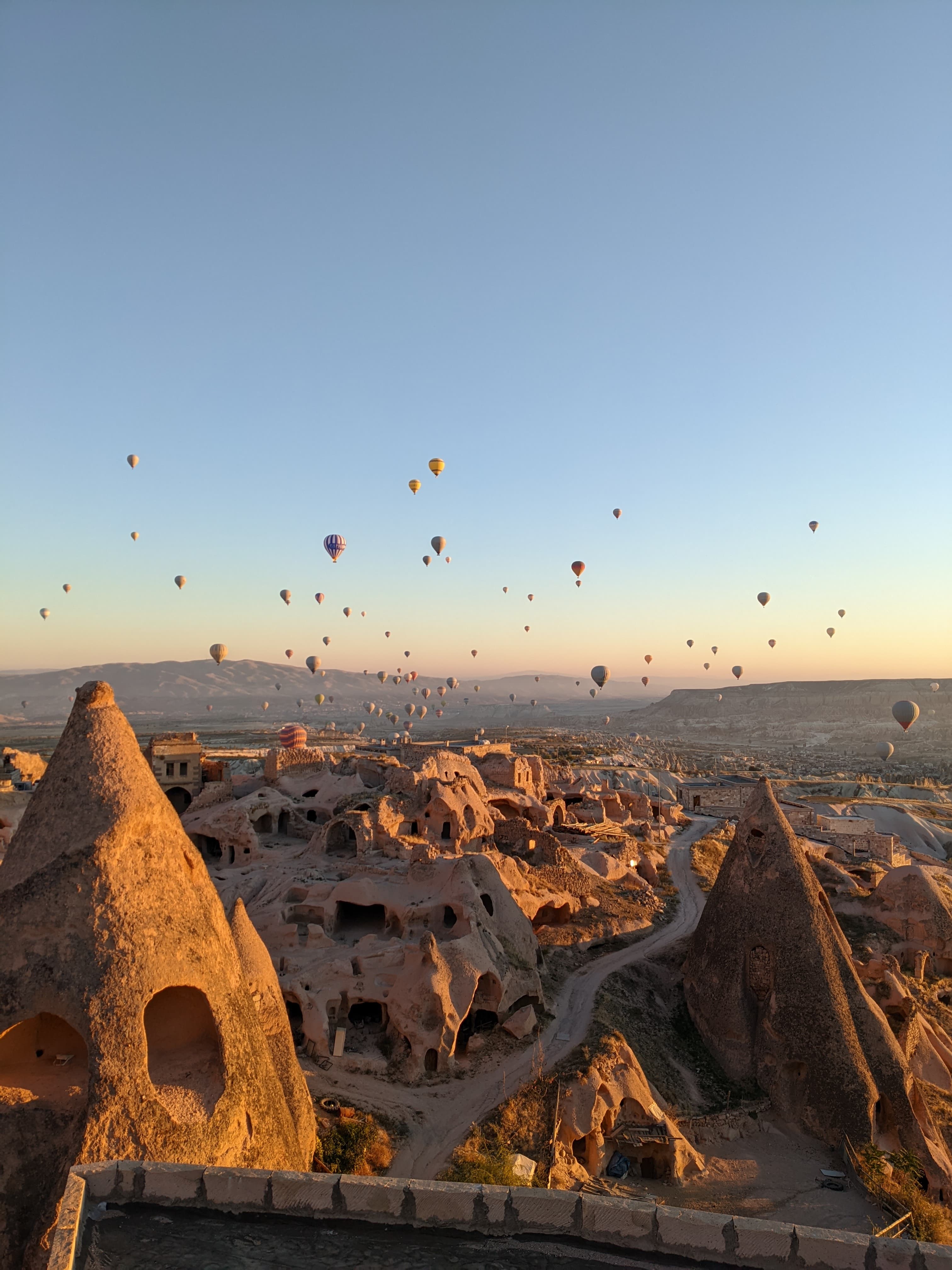 Picture of hot air balloons at Cappadocia